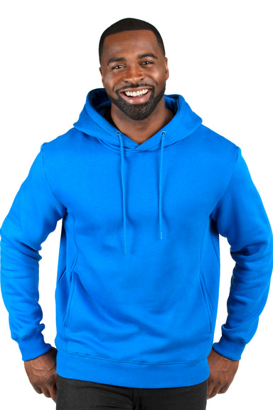Threadfast Apparel 320H Mens Ultimate Fleece Hooded Sweatshirt Hoodie Royal Blue Front