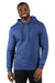 Threadfast Apparel 320H Mens Ultimate Fleece Hooded Sweatshirt Hoodie Navy Blue Front