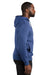 Threadfast Apparel 320H Mens Ultimate Fleece Hooded Sweatshirt Hoodie Navy Blue Side