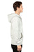 Threadfast Apparel 320Z Mens Ultimate Fleece Full Zip Hooded Sweatshirt Hoodie Heather Oatmeal Side