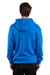 Threadfast Apparel 320Z Mens Ultimate Fleece Full Zip Hooded Sweatshirt Hoodie Royal Blue Back
