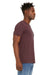 Bella + Canvas BC3301 Jersey Short Sleeve Crewneck T-Shirt Heather Maroon Side