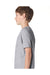 Next Level 3310 Youth Fine Jersey Short Sleeve Crewneck T-Shirt Heather Grey Side