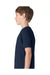 Next Level 3310 Youth Fine Jersey Short Sleeve Crewneck T-Shirt Navy Blue Side