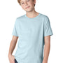Next Level Youth Fine Jersey Short Sleeve Crewneck T-Shirt - Light Blue
