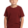 Next Level Youth Fine Jersey Short Sleeve Crewneck T-Shirt - Cardinal Red