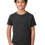 Next Level Youth CVC Jersey Short Sleeve Crewneck T-Shirt - Charcoal Grey