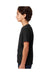 Next Level 3312 Youth CVC Jersey Short Sleeve Crewneck T-Shirt Black Side
