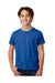 Next Level 3312 Youth CVC Jersey Short Sleeve Crewneck T-Shirt Royal Blue Front