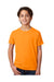 Next Level 3312 Youth CVC Jersey Short Sleeve Crewneck T-Shirt Orange Front