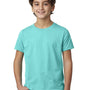 Next Level Youth CVC Jersey Short Sleeve Crewneck T-Shirt - Tahiti Blue