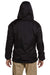 Dickies 33237 Mens Water Resistant Full Zip Hooded Jacket Black Back