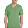 Bella + Canvas Mens Short Sleeve V-Neck T-Shirt - Green - Closeout