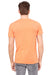Bella + Canvas 3415C Mens Short Sleeve V-Neck T-Shirt Orange Back