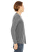 Bella + Canvas 3425 Mens Jersey Long Sleeve V-Neck T-Shirt Grey Side