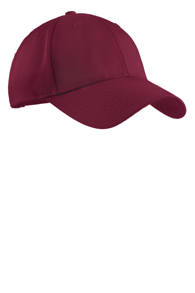 Port Authority C608 Easy Care Hat Burgundy Front
