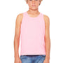 Bella + Canvas Youth Jersey Tank Top - Neon Pink - Closeout