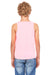 Bella + Canvas 3480Y Youth Jersey Tank Top Neon Pink Back
