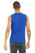 Bella + Canvas 3483 Mens Jersey Muscle Tank Top Royal Blue Back