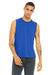 Bella + Canvas 3483 Mens Jersey Muscle Tank Top Royal Blue Front