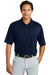 Nike 349899 Mens Dri-Fit Moisture Wicking Short Sleeve Polo Shirt Navy Blue Front