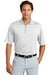 Nike 349899 Mens Dri-Fit Moisture Wicking Short Sleeve Polo Shirt White Front