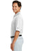 Nike 349899 Mens Dri-Fit Moisture Wicking Short Sleeve Polo Shirt White Side