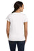 LAT 3516 Womens Fine Jersey Short Sleeve Crewneck T-Shirt White Back