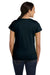 LAT 3516 Womens Fine Jersey Short Sleeve Crewneck T-Shirt Black Back