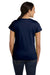LAT 3516 Womens Fine Jersey Short Sleeve Crewneck T-Shirt Navy Blue Back