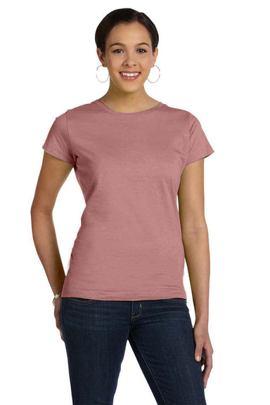 LAT 3516 Fine Jersey Short Sleeve Crewneck T-Shirt Marvelous Pink Front