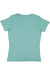 LAT 3516 Womens Fine Jersey Short Sleeve Crewneck T-Shirt Saltwater Green Flat Back