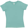 LAT Womens Fine Jersey Short Sleeve Crewneck T-Shirt - Saltwater Green