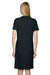 LAT 3522 Womens Short Sleeve T-Shirt Dress Black Back