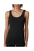 Next Level 3533 Womens Jersey Tank Top Black Front