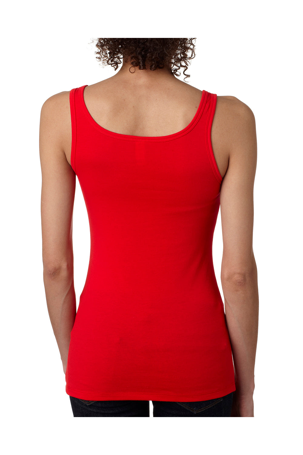 Next Level 3533 Womens Jersey Tank Top Red Back