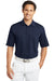 Nike 354055 Mens Sphere Dry Moisture Wicking Short Sleeve Polo Shirt Navy Blue Front