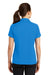 Nike 354064 Womens Dri-Fit Moisture Wicking Short Sleeve Polo Shirt Photo Blue Back