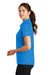 Nike 354064 Womens Dri-Fit Moisture Wicking Short Sleeve Polo Shirt Photo Blue Side