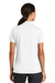 Nike 358890 Womens Sphere Dry Moisture Wicking Short Sleeve Polo Shirt White Back