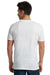 Next Level 3600 Mens Fine Jersey Short Sleeve Crewneck T-Shirt White Back