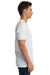 Next Level 3600 Mens Fine Jersey Short Sleeve Crewneck T-Shirt White Side