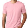 Next Level Mens Fine Jersey Short Sleeve Crewneck T-Shirt - Light Pink