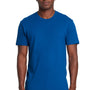 Next Level Mens Fine Jersey Short Sleeve Crewneck T-Shirt - Cool Blue