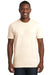 Next Level 3600 Mens Fine Jersey Short Sleeve Crewneck T-Shirt Natural Front