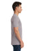 Next Level 3600 Mens Fine Jersey Short Sleeve Crewneck T-Shirt Light Grey Side