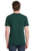 Next Level 3600 Mens Fine Jersey Short Sleeve Crewneck T-Shirt Forest Green Back