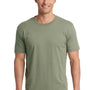 Next Level Mens Fine Jersey Short Sleeve Crewneck T-Shirt - Light Olive Green