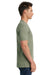 Next Level 3600 Mens Fine Jersey Short Sleeve Crewneck T-Shirt Light Olive Green Side
