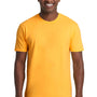 Next Level Mens Fine Jersey Short Sleeve Crewneck T-Shirt - Gold